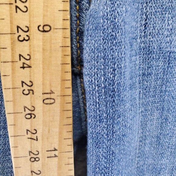 7 For All Mankind Jeans Womens 26 Blue Josefina Luxe Vintage Button Fly Ankle - Picture 11 of 16